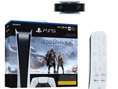 Igraća konzola Playstation 5 C Digital Edition+GOW Ragnarok+PS5 Remote+HD Camera