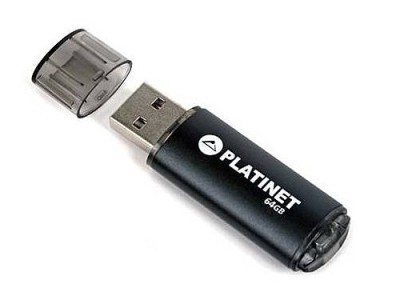 USB 2.0 Flash drive  64GB PLATINET PENDRIVE X-Depo - Black