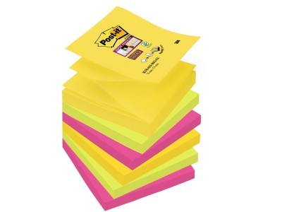 Blok samoljepljivi 76X76mm 6x90 "Z" listića Post-it 3M R330-6SS Super Sticky RIO