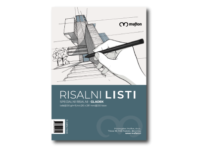 Papir specijal crtaći  A4 200gr bijeli