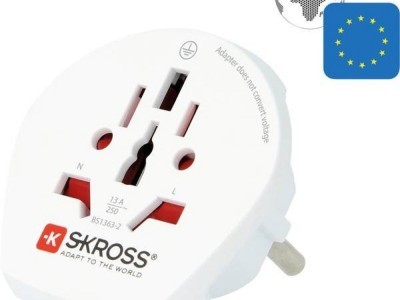 Adapter naponski Euro utikač univerzalni putni World to Europe - SKROSS