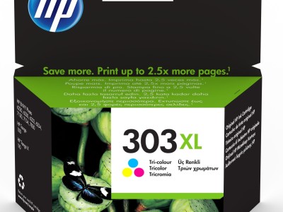 Tinta HP T6N03AE Tri-color No.303XL original