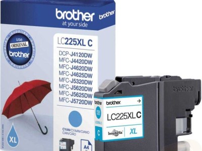 Tinta BROTHER LC-225XL Cyan original