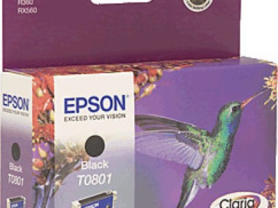 Tinta EPSON T0801 black original