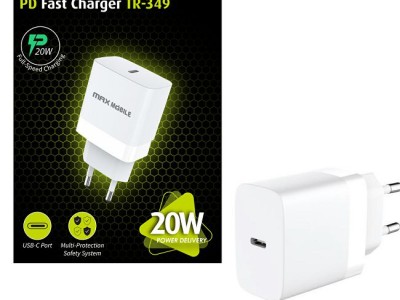 Adapter za napajanje MAXMOBILE 220V=>USB-C - kućni punjač 20W brzi