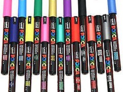 Marker permanentni Uni Posca PC-3M 0,9-1,3mm bijeli