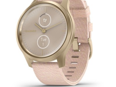 Smart watch GARMIN Vivomove Style Light Gold Blush Pink nylon - 010-02240-22