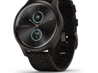 Smart watch GARMIN Vivomove Style Slate Black Pepper nylon - 010-02240-23