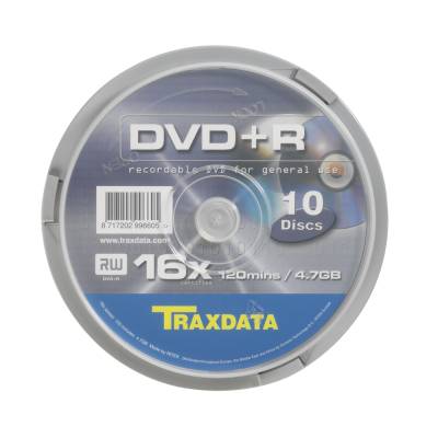 DVD+R medij TRAXDATA 4.7GB 16x speed Spindle 10/1