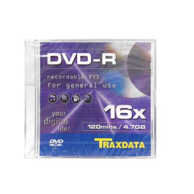 DVD-R medij TRAXDATA 4.7GB 16x speed Slim box