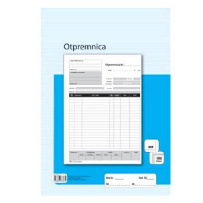 TI.I-23a/ncr Otpremnica A4 blok od 100 listova