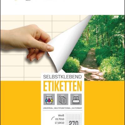 Etiketa  laser/inkjet/copy  17,8x10,0 Sorex 100/1