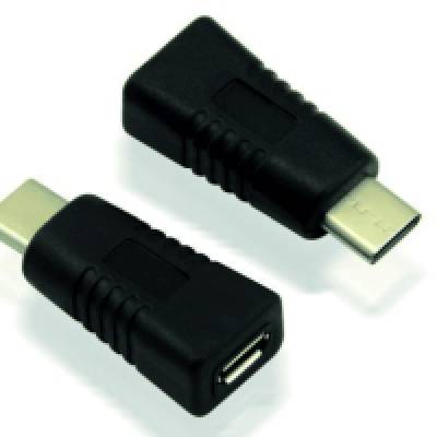 Adapter USB tip C-M - USB2.0 micro B M/F OTG ROLINE