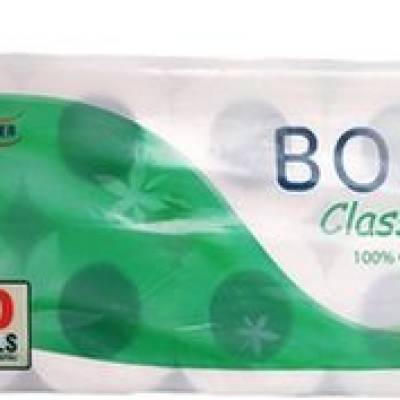 Papir toaletni u roli 2-slojni 10/1 bijeli Boni Classic