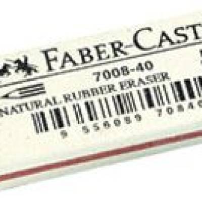 Gumica za brisanje kaučuk Faber-Castell 7008-40 180840 bijela