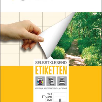 Etiketa  laser/inkjet/copy 105,0x 70,0 Sorex 100/1