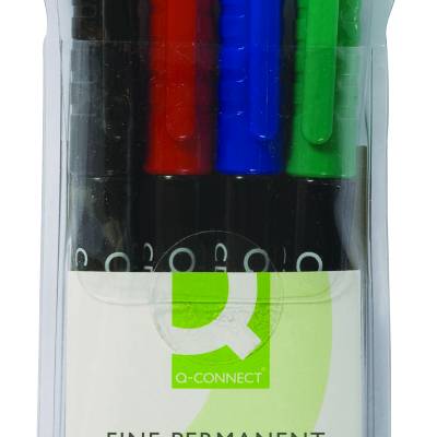 Marker permanentni 1,0mm CD/DVD 4/1 Q-Connect