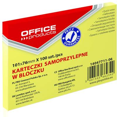 Blok samoljepljivi  101x76mm 100 listova Office products