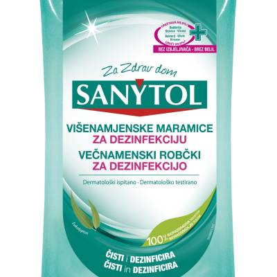 Maramice višenamjenske za dezinfekciju 36 kom Sanytol