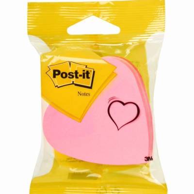 Blok samoljepljivi Srce 225 listova Post-it 3M 2007H