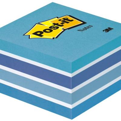 Blok samoljepljivi 76x76mm 450 listova Pastel Blue Post-it 3M 2028B