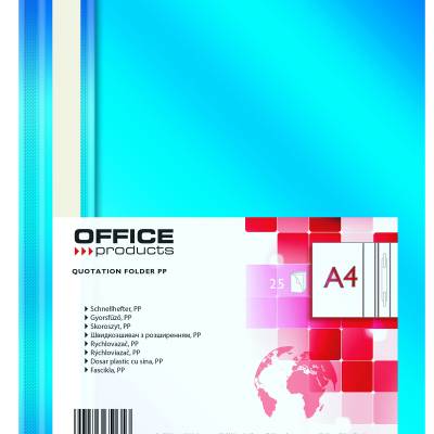 Fascikl euromehanika  A4 Office products 1/1 plavi