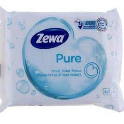 Papir toaletni listići vlažni Zewa pure white 42/1