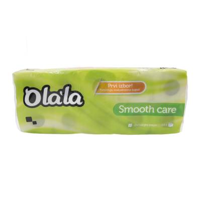 Papir toaletni u roli 2-slojni 10/1 bijeli Smooth care
