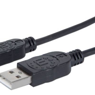 Kabel USB tip A-M<=>USB tip micro B-M  1.8m Black - MANHATTAN