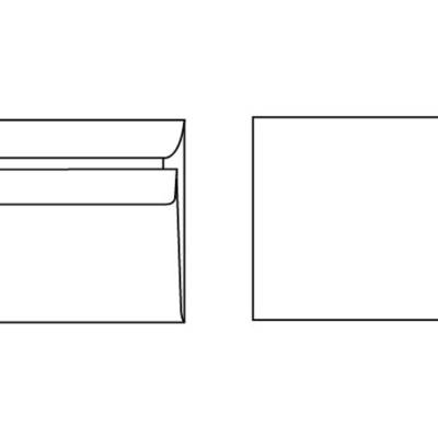 Kuverta B6 BT latex 125x176mm 100/1