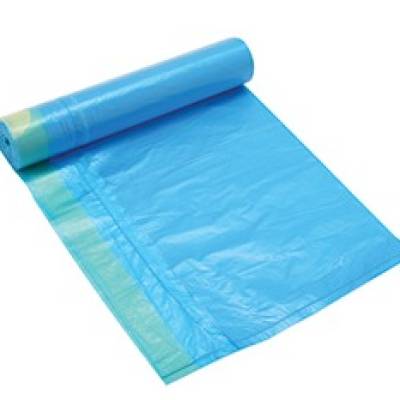 Vreća za smeće  50L 53x64cm 15/1 LDPE s vezicom plava