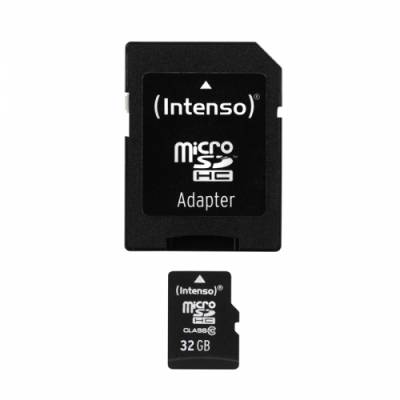 Memorijska kartica Micro Secure Digital  32GB INTENSO Class10 SDHC + Adapter