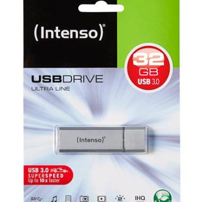 USB 3.0 Flash drive  32GB INTENSO Ultra Line - srebrni