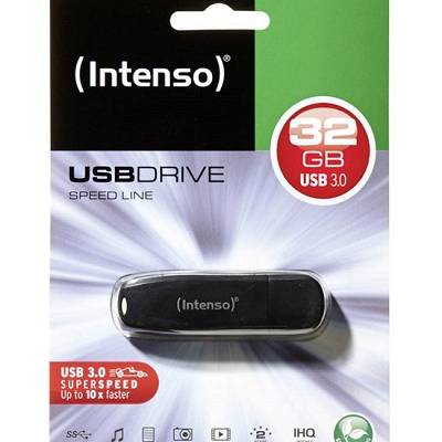 USB 3.0 Flash drive  32GB INTENSO Speed Line - black