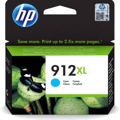 Tinta HP 3YL81AE Cyan No.912XL original