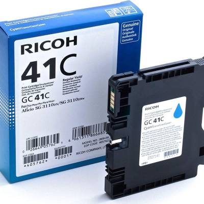 Tinta RICOH GC 41C - cyan original