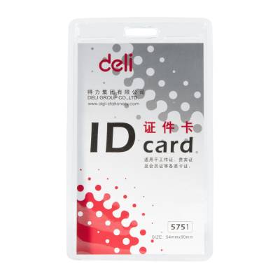Etui za ID kartice  54x90mm s pvc kvačicom Deli 5751 5/1