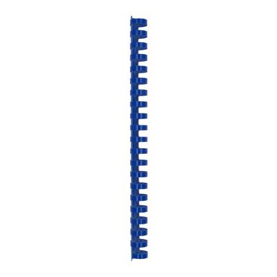 Spirala plastična za uvez do 150 listova 19mm 100/1 okrugla plava