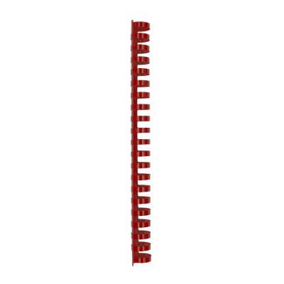 Spirala plastična za uvez do 180 listova 22mm 50/1 okrugla crvena