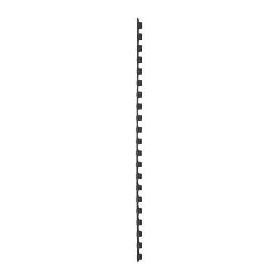 Spirala plastična za uvez do  20 listova  6mm 100/1 okrugla crna