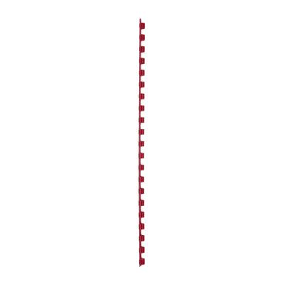Spirala plastična za uvez do  20 listova  6mm 100/1 okrugla crvena