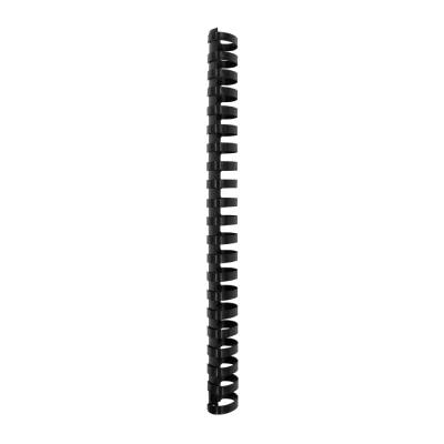 Spirala plastična za uvez do 340 listova 38mm 50/1 ovalna crna