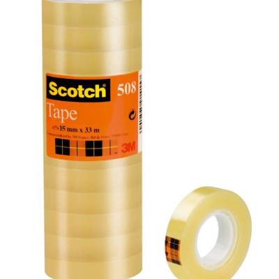 Selotejp uredski 15/33 1/1 Scotch 3M 508 prozirni