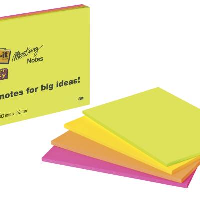 Blok samoljepljivi 203x152mm 180 listova Post-it 3M 6845 Super Sticky