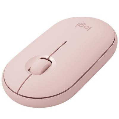 Miš LOGITECH M350 Pebble Wireless & Bluetooth Silent - Rose