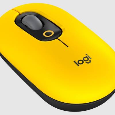 Miš LOGITECH POP w/ Emoji - Blast Yellow