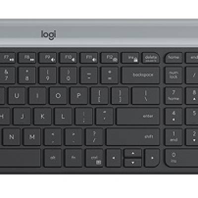 Tipkovnica LOGITECH MK470 Wireless Desktop (tipkovnica+miš) Graphite