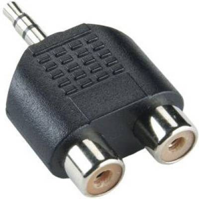 Adapter 3.5mm Stereo Jack-M<=>2xRCA-Ž