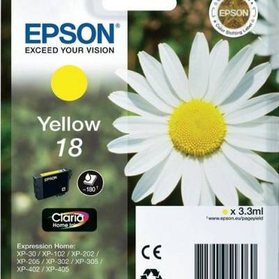 Tinta EPSON T1804 yellow 18 original