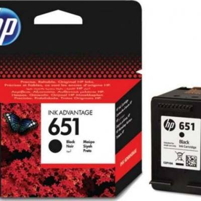 Tinta HP C2P10AE Black No.651 original